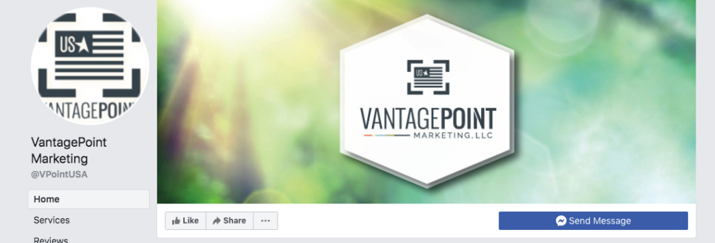 Facebook Profile - social media Image size- VantagePoint Marketing