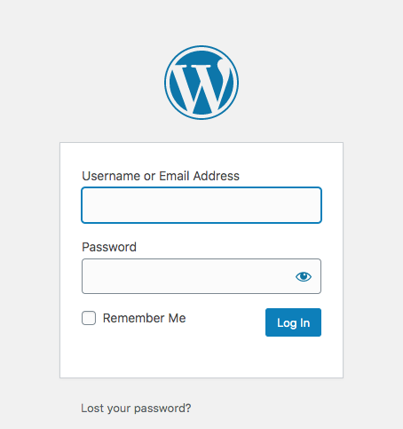 WordPress-Login