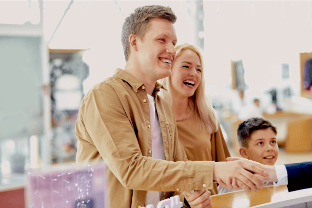 Happy loyal Customers