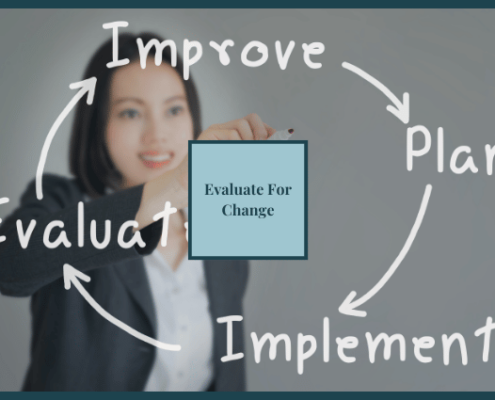Evaluate for and implement change based on trends