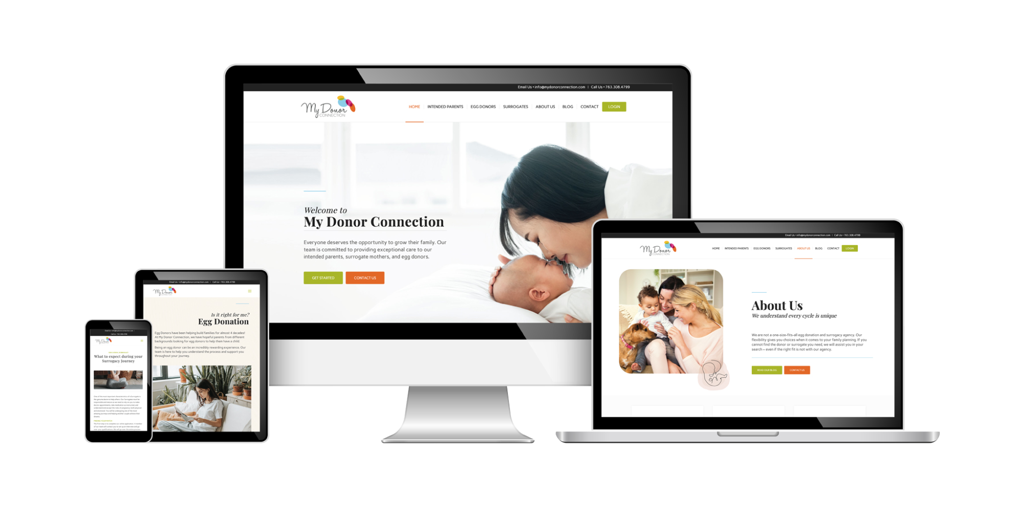 Website Redesign and Hosting My Donor Connection