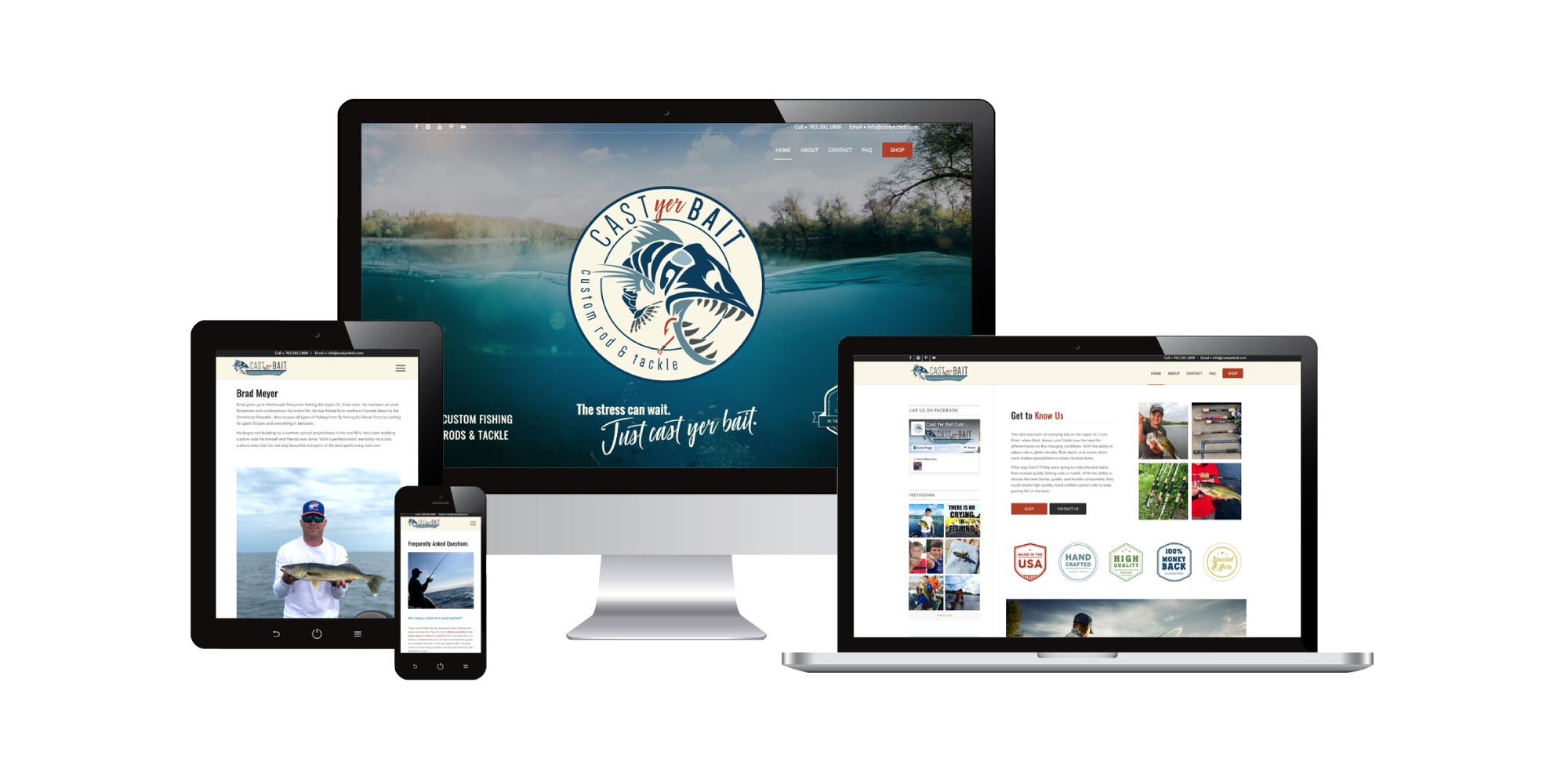 Logo Design for Cast Yer bait