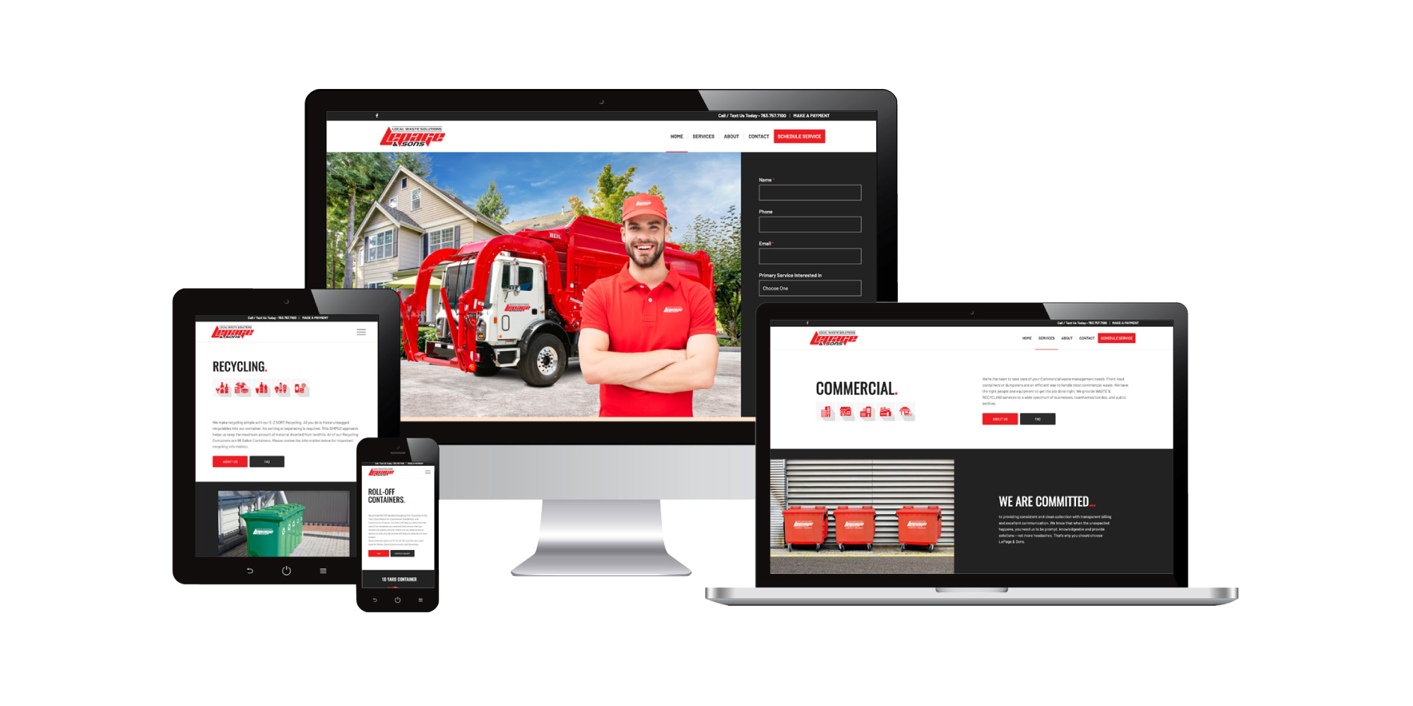 LePage & Sons website - Omnichannels