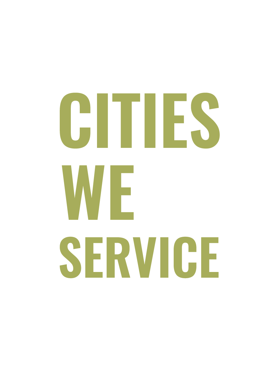 Cities We Service