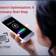Voice Search Optimization A Necessary next Step - Woman Using Voice Search on Phone