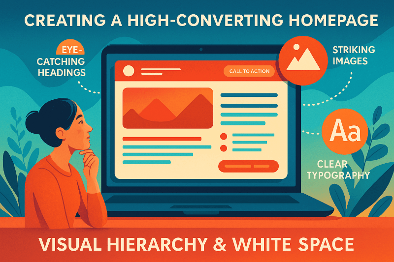 High Converting pages- Visual hierarchy and white space