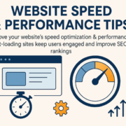 Website speed and performance tips