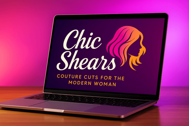 Chic Shears Mock Up Test