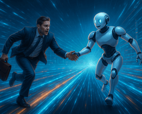 How to keep up with AI -racing with AI