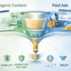Hybrid marketing funnel strategy illustration - organic combined with paid ads marketing