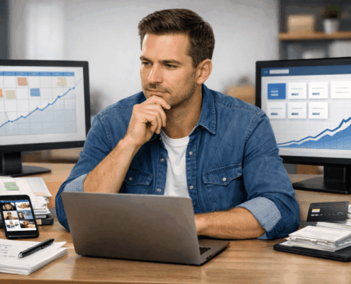 organic vs. paid marketing ads