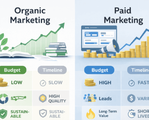 organic vs paid ads ROI